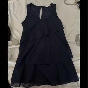 Navy blue layered tank